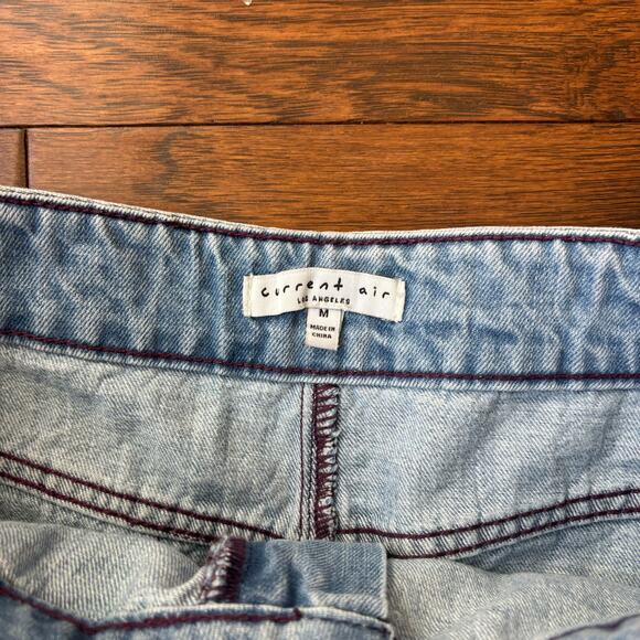 Anthropologie Current Air Y2K 90s Jean Mini Skirt Sz M - Picture 3 of 7